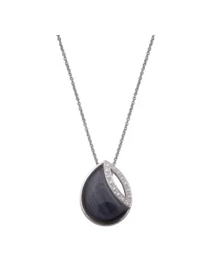 Sterling Silver Chain with Pendant ZH-4546 #1