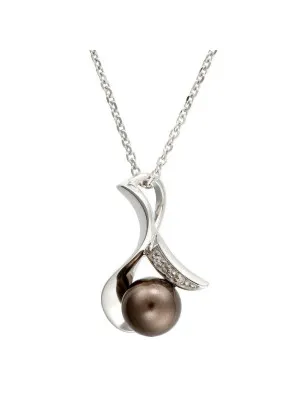 Orphelia Women's Silver Pendant with Chain ZH-4609