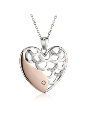 Orphelia Women's Silver Chain with Pendant ZH-4797