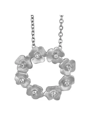 Orphelia Women's Silver Chain with Pendant ZH-4859