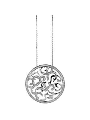 Orphelia Women's Silver Chain with Pendant ZH-4881