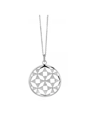 Orphelia Women's Silver Chain with Pendant ZH-6037