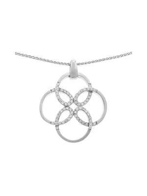 Orphelia® Women's Sterling Silver Chain with Pendant - Silver ZH-6085