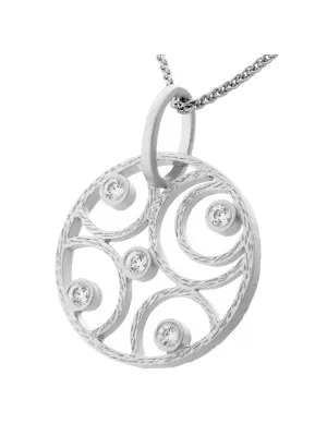 Silver Chain With Pendant ZH-7078 #1