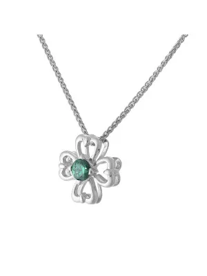 Orphelia Saffina Silver Chain With Pendant ZH-7081 #1