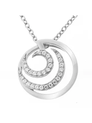 Orphelia Elaine Silver Chain With Pendant ZH-7084 #1