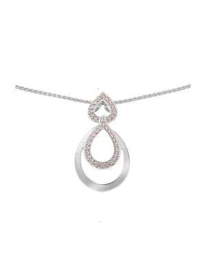 Amber Sterling Silver Chain with Pendant ZH-7092 #1