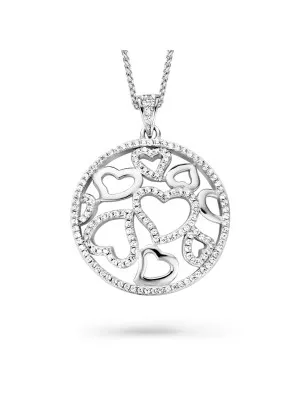 Orphelia Silver Chain With Pendant ZH-7217 #1