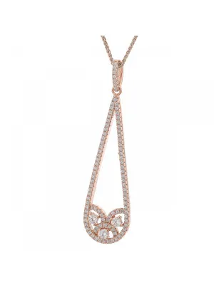 Tiziana Silver Chain With Pendant ZH-7276/RG #1