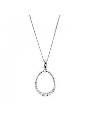 Orphelia Aria Silver Chain With Pendant ZH-7494 #1
