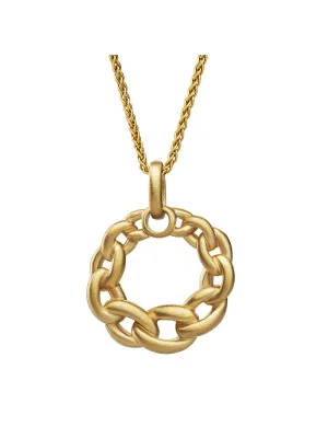 Estelle Silver Chain With Pendant ZH-7516/G
