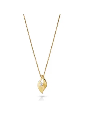 Milan Silver Chain With Pendant ZH-7519/G