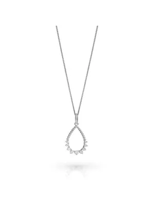 Orphelia Petal Sterling Silver Chain with Pendant ZH-7564 #1