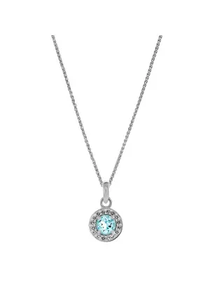 Orphelia® 'Bristol' Women's Sterling Silver Pendant with Chain - Silver ZH-7579/B