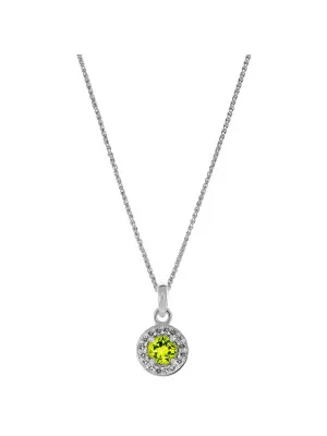 Orphelia® 'Bristol' Women's Sterling Silver Pendant with Chain - Silver ZH-7579/G