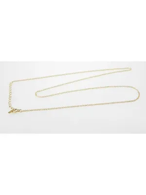 Orphelia® Women's Sterling Silver Necklace - Gold ZK-2727-GOLD/58+5