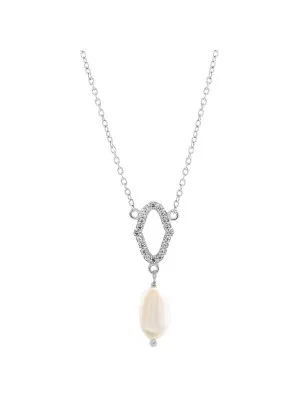 Orphelia® 'Normandy' Women's Sterling Silver Pendant with Chain - Silver ZK-7574