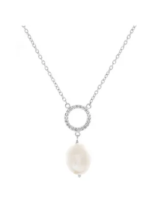 Orphelia® 'Spa' Women's Sterling Silver Pendant with Chain - Silver ZK-7575