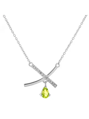 Orphelia® 'Charlotte' Women's Sterling Silver Necklace - Silver ZK-7580/P