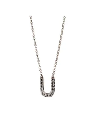 Orphelia Unisex's Silver Chain with Pendant ZK-alpha/U