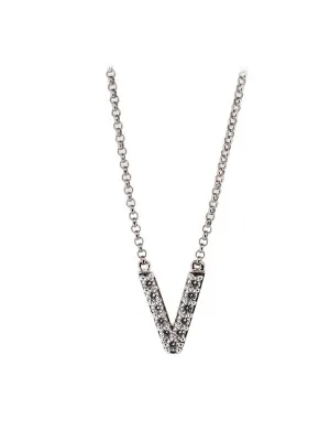Orphelia Unisex's Silver Chain with Pendant ZK-alpha/V