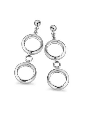 Orphelia® Women's Sterling Silver Drop Earrings - Silver ZO-5065