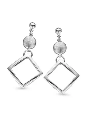 Orphelia® Women's Sterling Silver Drop Earrings - Silver ZO-5069