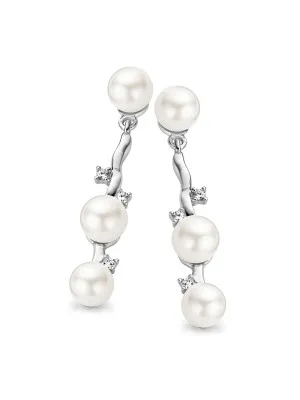 Orphelia® Women's Sterling Silver Drop Earrings - Silver ZO-5081