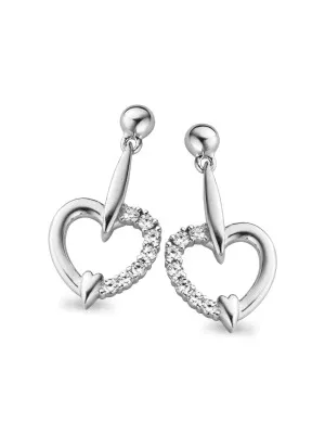 Orphelia Silver Drop Earrings ZO-5106 #1
