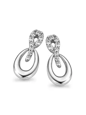 Orphelia Silver Drop Earrings ZO-5134 #1