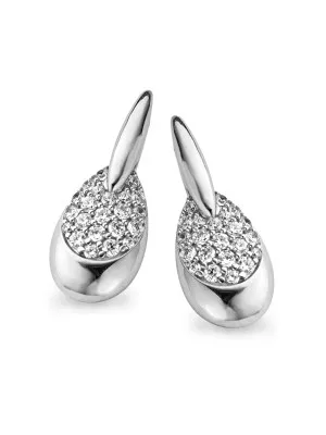 Sterling Silver Drop Earrings ZO-5141 #1