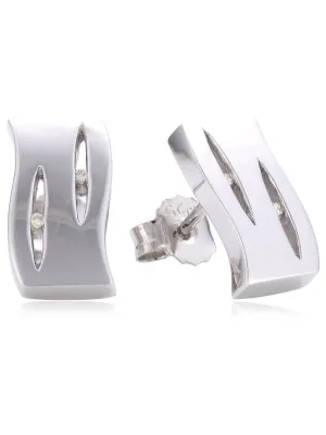 Orphelia Silver Stud Earrings ZO-5671 #1