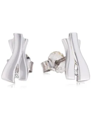 Orphelia Silver Stud Earrings ZO-5683 #1