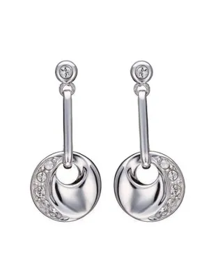 Orphelia Women's Silver Drop Earrings ZO-5860
