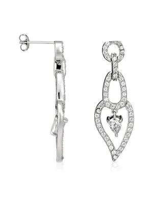 Orphelia Silver Drop Earrings ZO-5882 #1