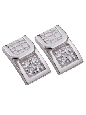 Orphelia Silver Stud Earrings ZO-5902 #1