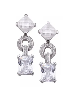 Orphelia Silver Drop Earrings ZO-5919 #1