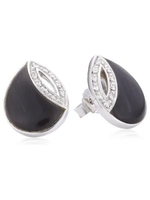 Sterling Silver Stud Earrings ZO-5929 #1