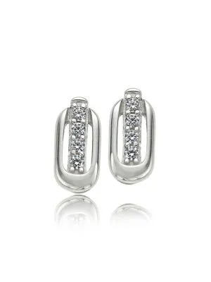 Orphelia Silver Stud Earrings ZO-5954 #1