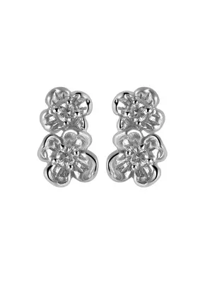 Silver Stud Earrings ZO-6018 #1