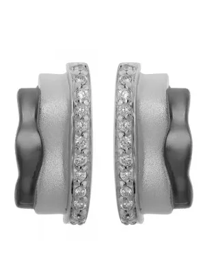 Orphelia Silver Stud Earrings ZO-6042/2 #1