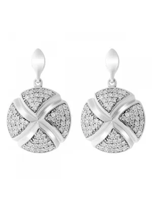 Orphelia Silver Drop Earrings ZO-6043 #1