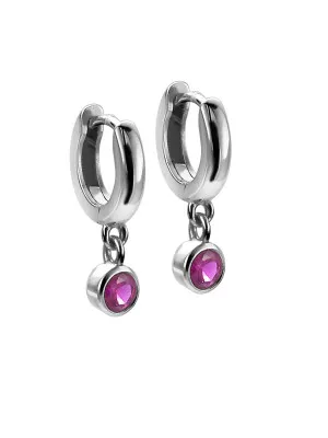 Silver Drop Earrings ZO-6075 #1