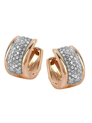 Orphelia Rosaleen Hoop Earrings ZO-7025