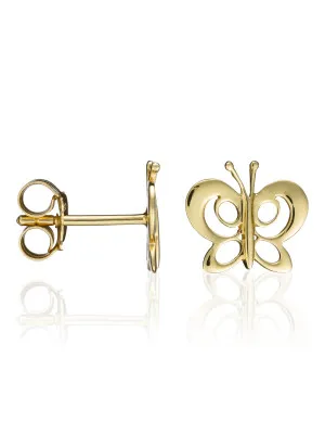 Orphelia Butterfly Silver Stud Earrings ZO-7074/1 #1