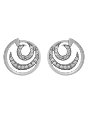 Orphelia Elaine Silver Stud Earrings ZO-7084 #1