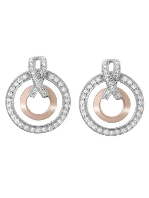 Orphelia Azalea Silver Drop Earrings ZO-7095/1 #1