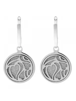 Anabel Silver Drop Earrings ZO-7097 #1