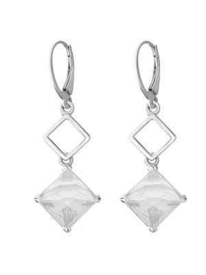 Silver Drop Earrings ZO-7101