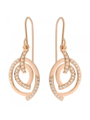 Orphelia Celine Drop Earrings ZO-7114/RG